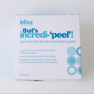 Authentic NIB Bliss That’s Incredi-‘peel’ pads